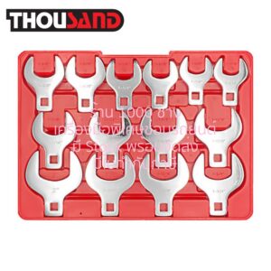 THOUSAND KS2337 ชุดหัวประแจปากตาย 14 ตัวชุด (1.3/8" - 1.3/4")