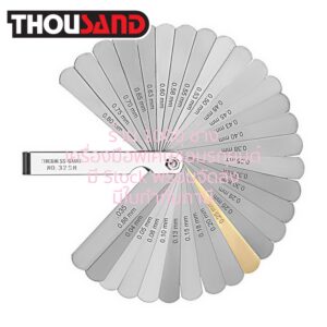 THOUSAND KS1662 ฟิลเลอร์เกจ ตั้งวาล์วรถยนต์ 0.030 - 0.100 mm, 32 ใบ