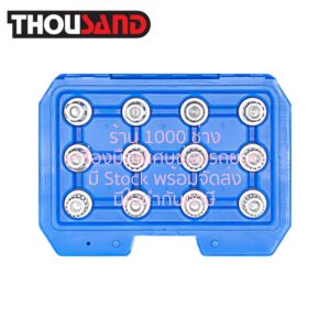 THOUSAND KS2960 ชุดลูกบล็อกถอดน็อตล็อค VW, 12 ตัวชุด
